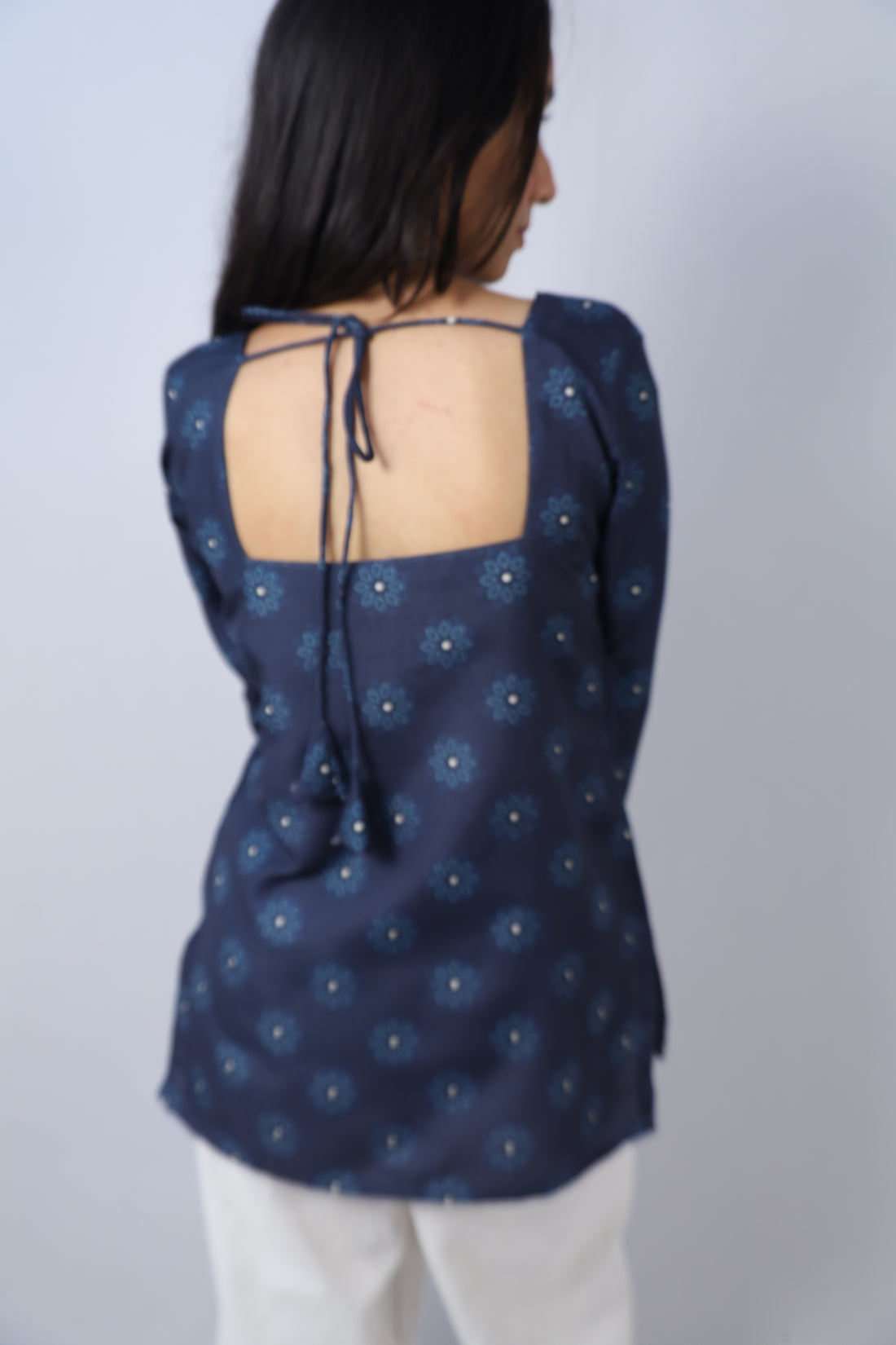 Aanya Multicolor Cotton Short Printed Kurti For Women & Girls